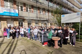 Кърджали - медицински специалисти - протест