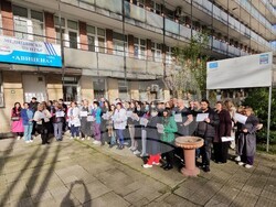 Кърджали - медицински специалисти - протест