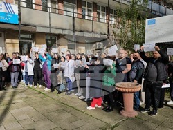 Кърджали - медицински специалисти - протест