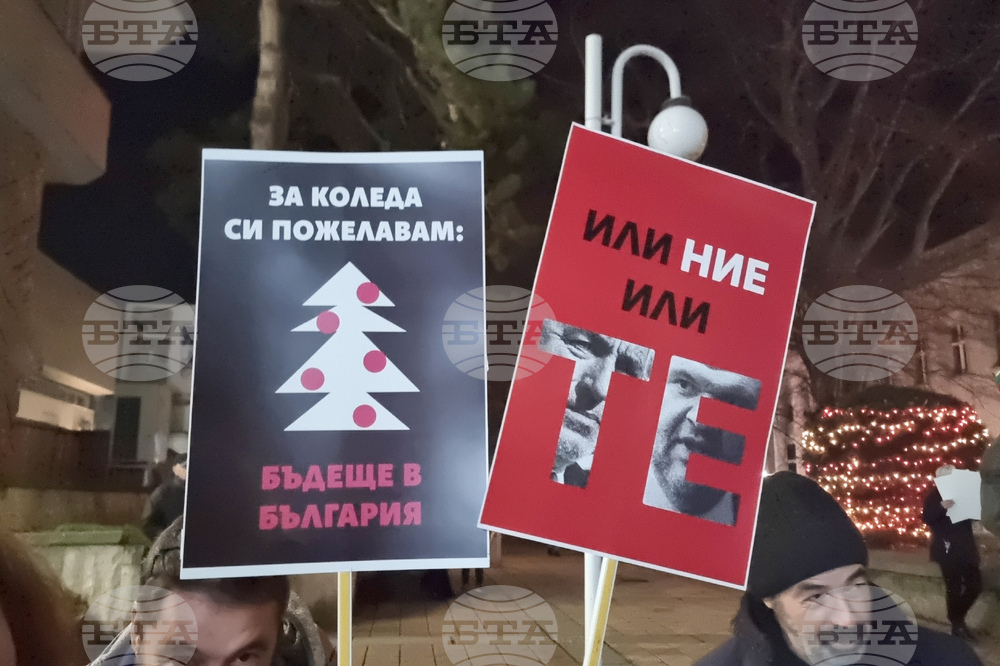 Добрич - протест срещу правителството