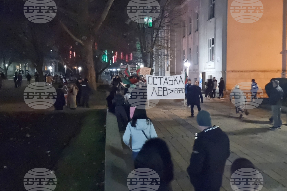 Добрич - протест срещу правителството