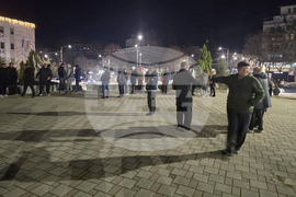 Петрич - протест пред сградата на Община Петрич