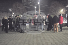 Петрич - протест пред сградата на Община Петрич