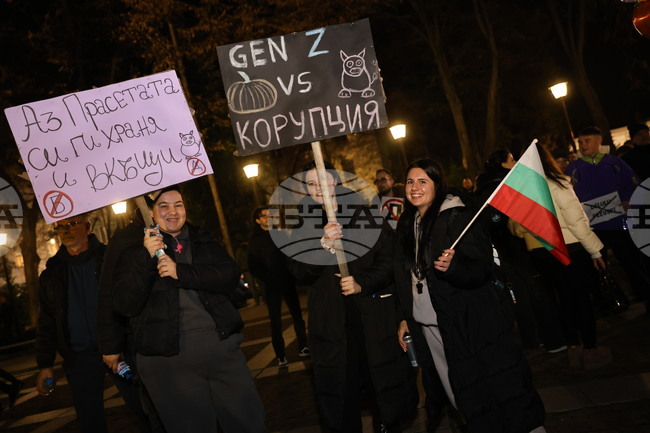 Протестиращите в Пловдив тръгнаха на шествие в посока Международния панаир