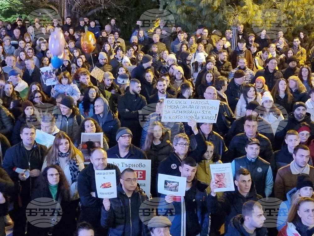 Велико Търново - протест срещу правителството