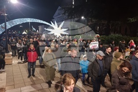 Ямбол - протест с искане за оставка на правителството