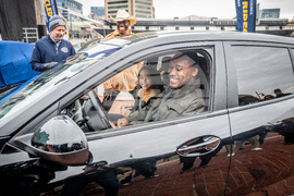 USAA Recycled Rides Giveaway at Army-Navy Game