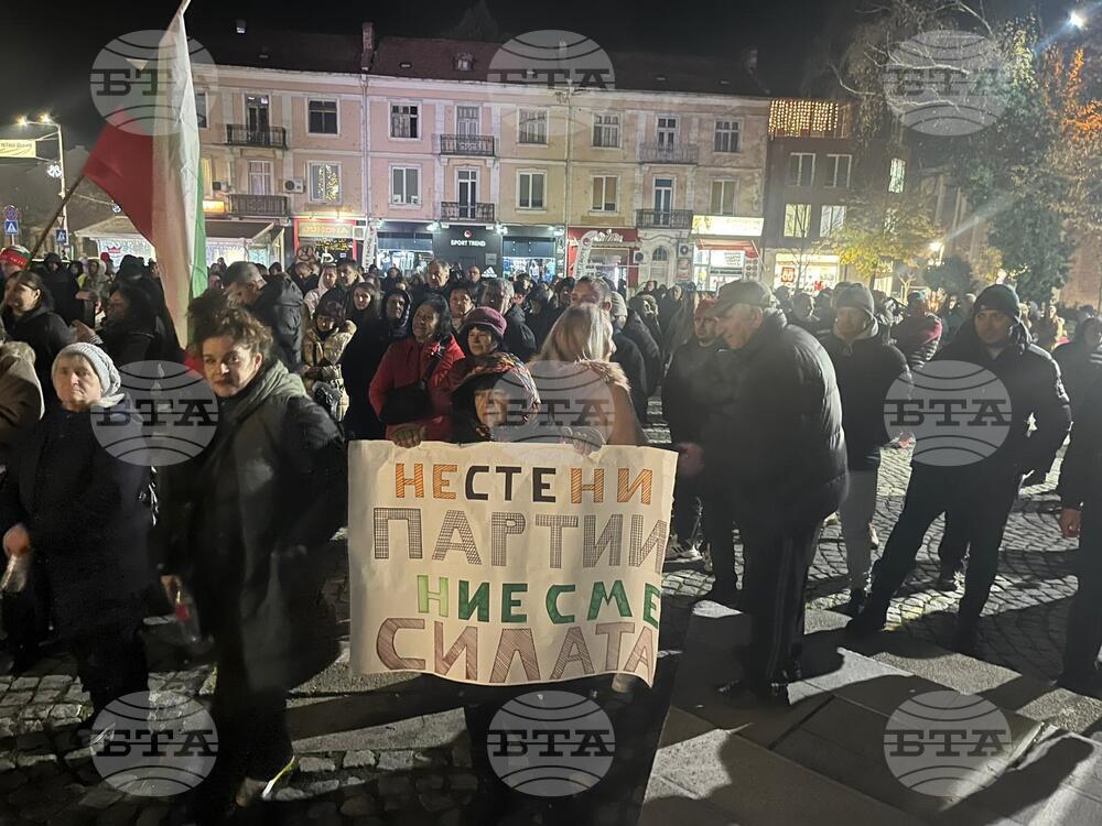 Гоце Делчев - протест