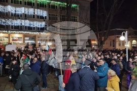 Добрич - протест срещу правителството