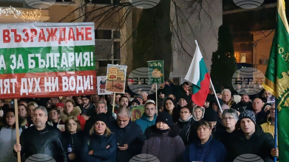 Добрич - протест срещу правителството