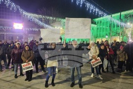 Силистра - протест срещу правителството