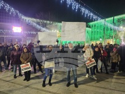 Силистра - протест срещу правителството