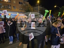 Сливен - протест срещу правителството