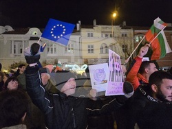 Сливен - протест срещу правителството