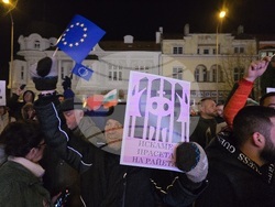 Сливен - протест срещу правителството