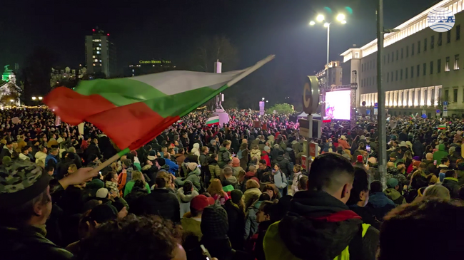 Множество граждани протестираха в "Триъгълника на властта" в София