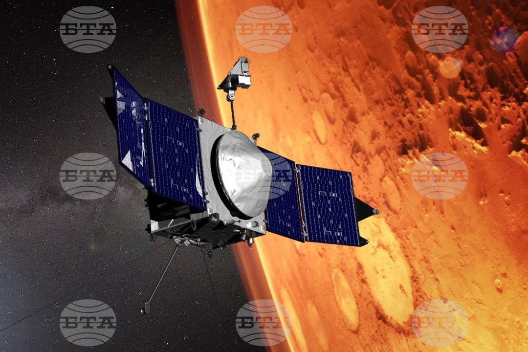 НАСА загуби връзка с космическия си апарат „Мейвън", който орбитира около Марс от десетилетие