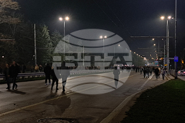 Бул. "Цариградско шосе" - протестиращи срещу правителството