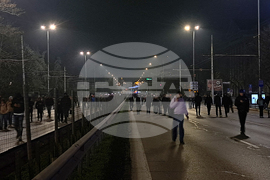 Бул. "Цариградско шосе" - протестиращи срещу правителството