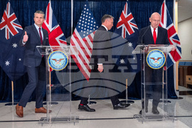 APTOPIX US Australia Britain Hegseth