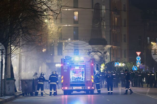 След протеста - полиция - обстановка