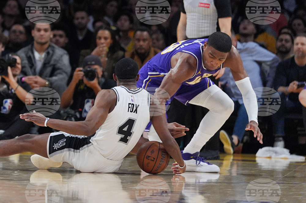 Spurs Lakers Basketball