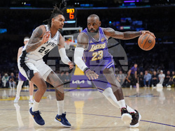 Spurs Lakers Basketball