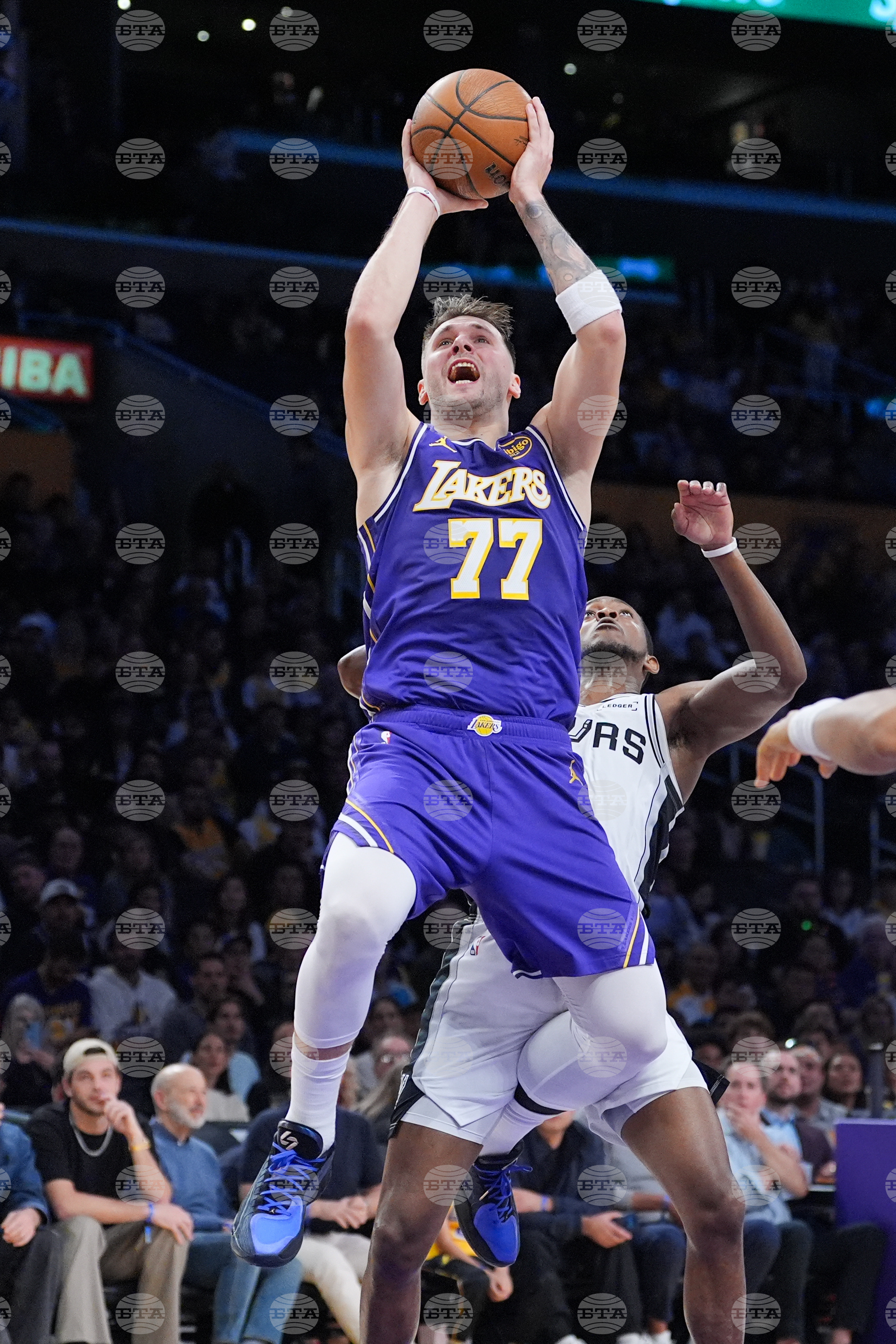 Spurs Lakers Basketball