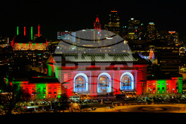 APTOPIX Missouri Daily LIfe Holiday Lights