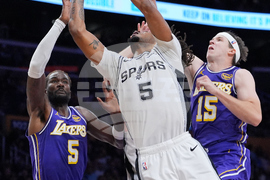 Spurs Lakers Basketball
