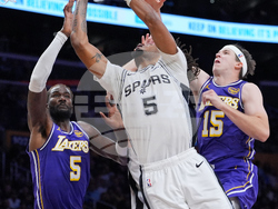 Spurs Lakers Basketball