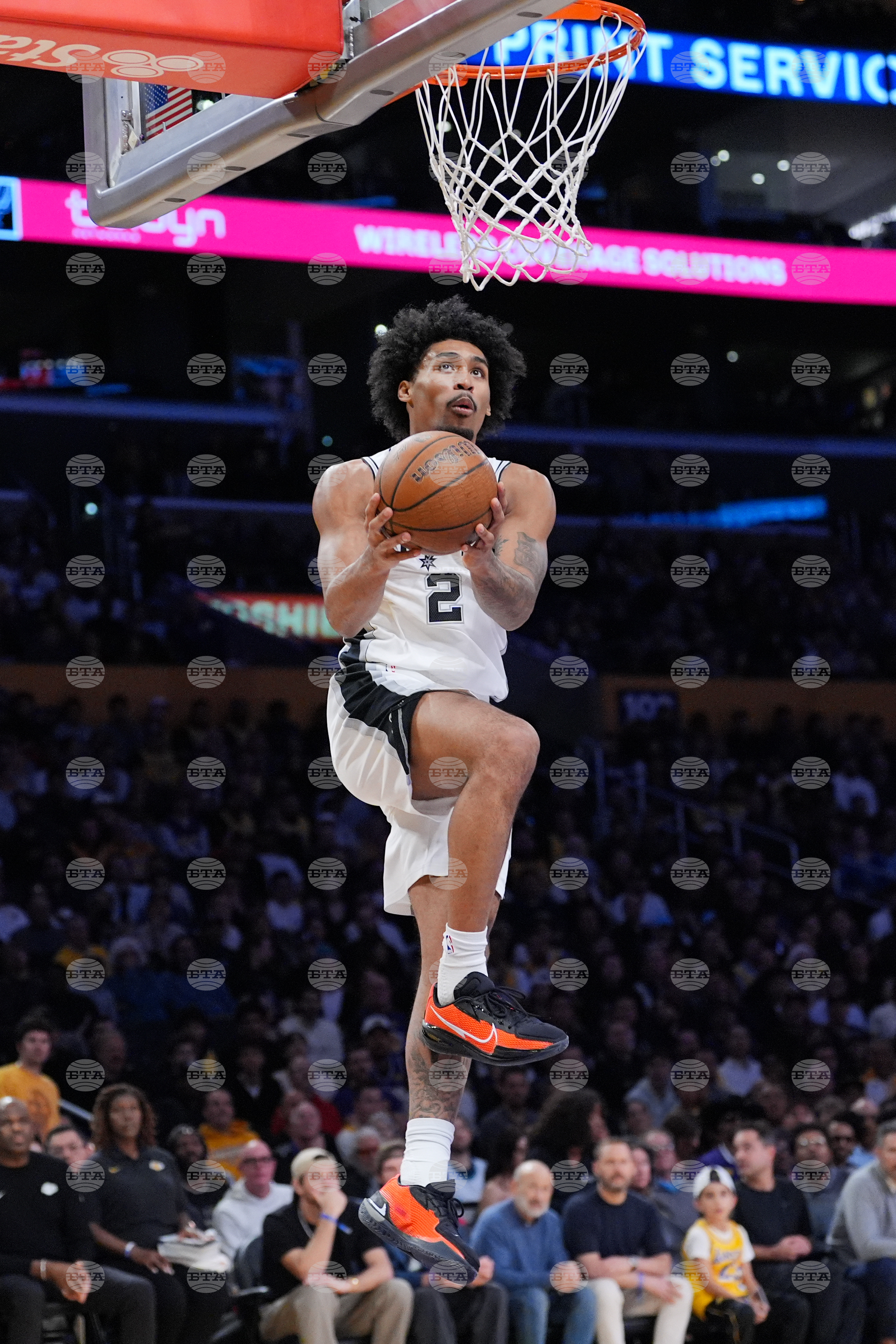 Spurs Lakers Basketball