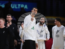 Spurs Lakers Basketball