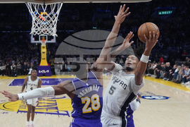 Spurs Lakers Basketball