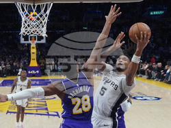 Spurs Lakers Basketball