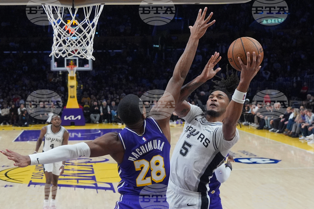 Spurs Lakers Basketball