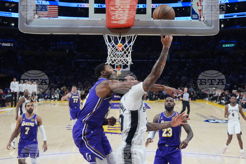 Spurs Lakers Basketball