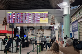 Португалия - Лисабон - летище - стачка