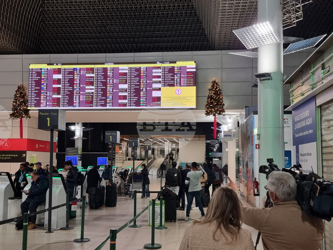 Португалия - Лисабон - летище - стачка