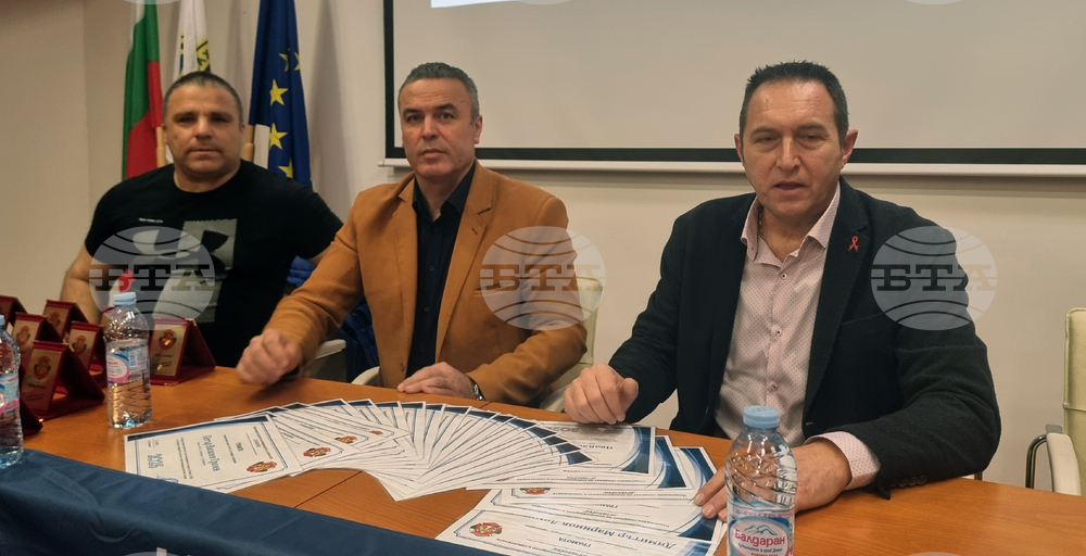 Харманли - пожарникари - награждаване