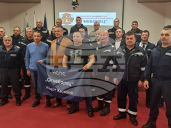 Харманли - пожарникари - награждаване