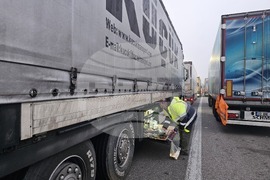 Автомагистрала „Марица“ - камиони - опашка