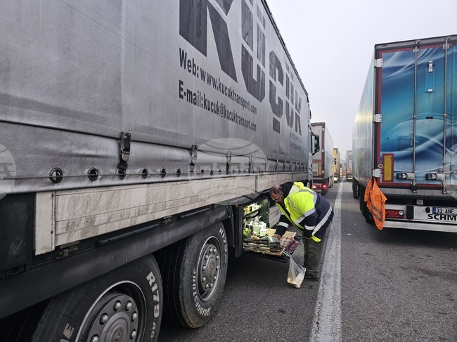 Автомагистрала „Марица“ - камиони - опашка