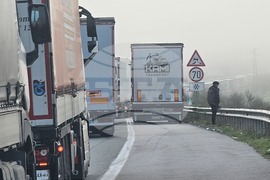 Автомагистрала „Марица“ - камиони - опашка