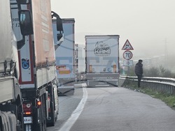 Автомагистрала „Марица“ - камиони - опашка