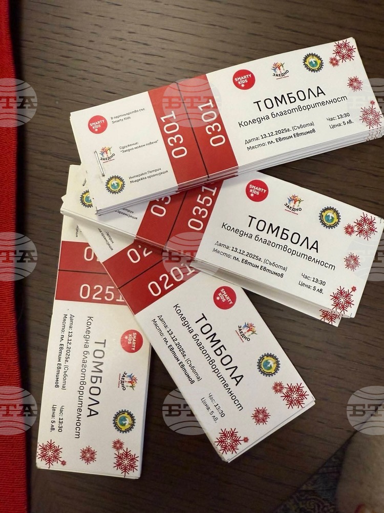 По инициатива на Сдружение "Заедно можем повече" в Петрич ще се проведат благотворителен базар и томбола