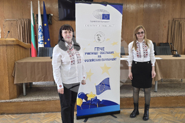 Видин - езикова гимназия - Европарламент - сертификати