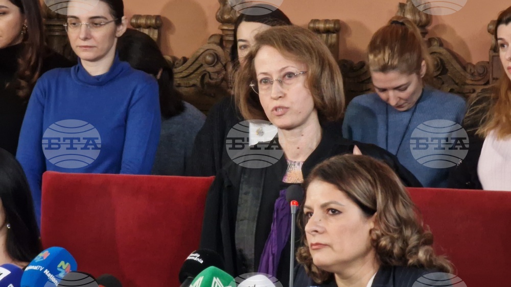 Румъния - Букурещ - Апелативен съд - пресконференция - Ралука Морошану