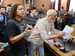 Румъния - Букурещ - Апелативен съд - пресконференция