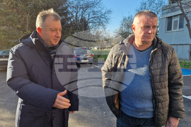 Шумен - кмет на Община Шумен - брифинг на ул. "Лозенград"